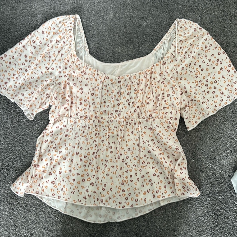 Urban Romantics Cheetah Baby Doll Shirt